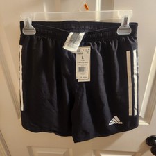 NWT Adidas Aeroready Condivo 20 Youth Logo Soccer Shorts Black Large FI4594
