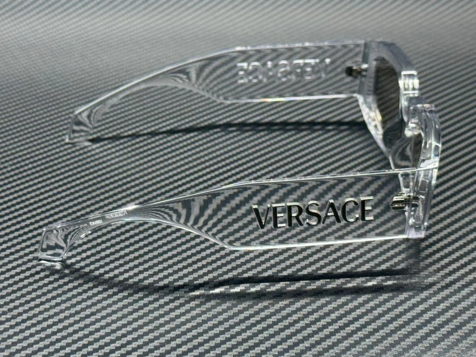 Gafas de sol VERSACE VE4489U 148 8V transparentes espejadas plateadas para hombre 55 mm Foto 4 de 4