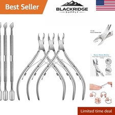 Durable Stainless Steel Cuticle Trimmers Set of 6 – Essential Nail Care Tools