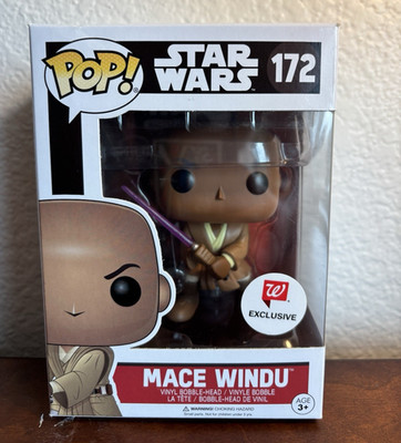 Funko Pop! Star Wars Mace Windu Vinyl Bobblehead #172 Walgreens Exclusive