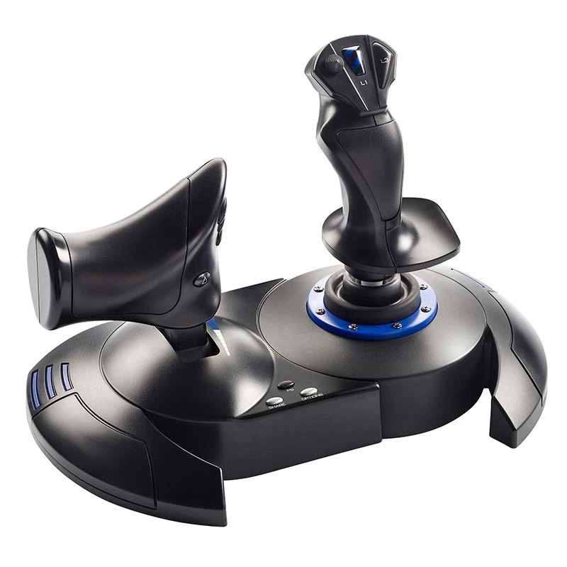 T.Flight Hotas 4 Flight Joystick with Dual Rudder System for Thrustmaster, PC/PS