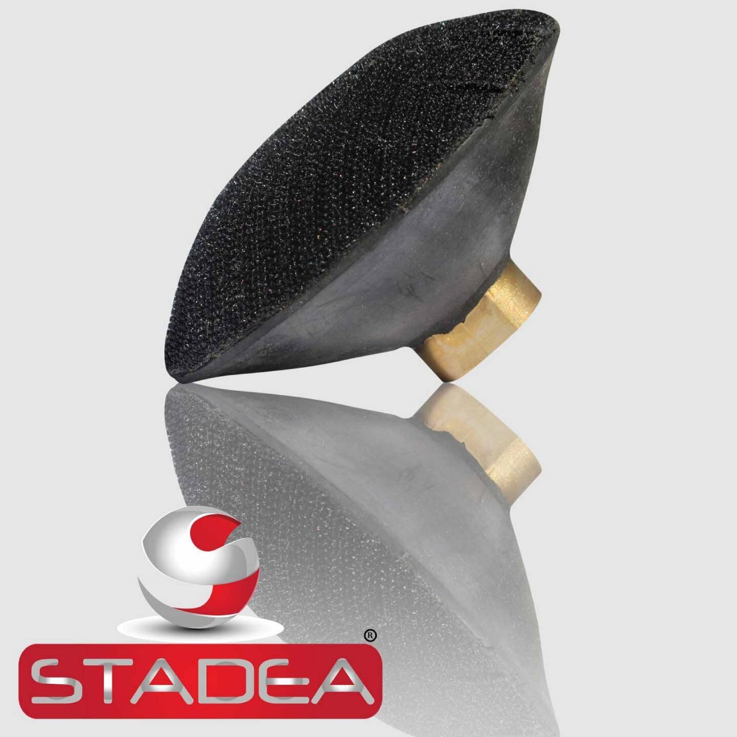 Stadea 4'Diamond convex polishing pads kit-Hook&Loop Backing Pads Granite Stone
