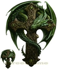 DRAGON DECAL GRAPHIC MOTORCYCLE WINDSCREENS CAR TRUCK RV ANNE STOKES