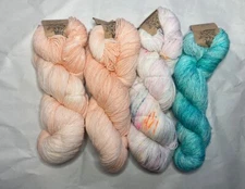 Primrose Yarn Co. 4-skein ‘fingering’ Bundle / Wool + Nylon