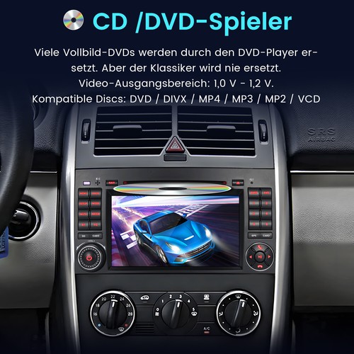 4+64G CD DVD para Mercedes Benz W639 W169 Sprinter Viano GPS SWC radio de coche 8 núcleos - Imagen 8 de 15