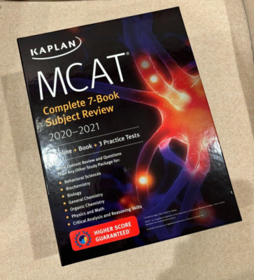 MCAT Kaplan Complete 7-Book Subject Review 2020-2021   NEW 