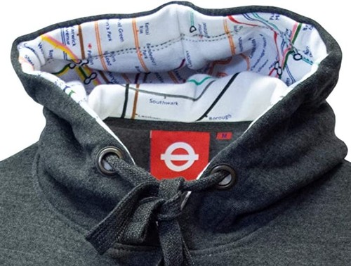London Underground Official, 'London' Grey Hoodie (XL) For sale to UK only - Picture 2 of 4