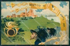 Militari Bersaglieri Goito Porta Pia cartolina XF1416