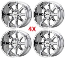 Xd 24x14 Jtx American Force Chrome Deep Lip Sierra Silverado Ram 1500 Fuel Chevy