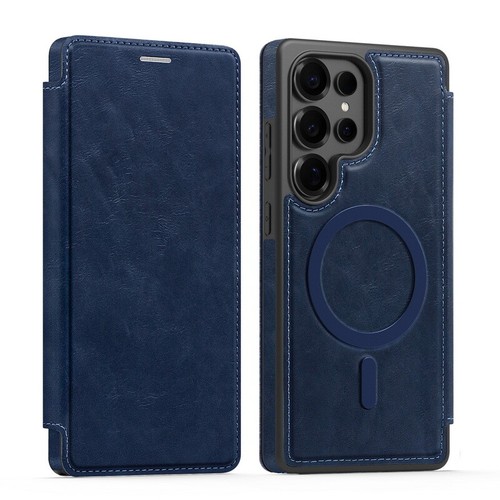For Samsung Galaxy S25 Edge S24 Ultra S23 S22 Flip Leather Magnetic Case Cover - Picture 17 of 22