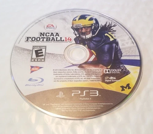 NCAA Football 14 (Sony PlayStation 3) PS3 Game Disc Only!