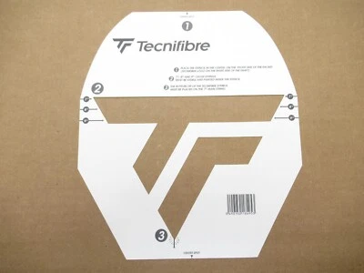 NEW LOGO TECNIFIBRE TENNIS RACQUET STENCIL & INK (INK COLOR CHOICES)