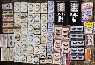 #ad Lot Of 85 Pairs False Natural And dramatic Styles Eyelashes $80.00