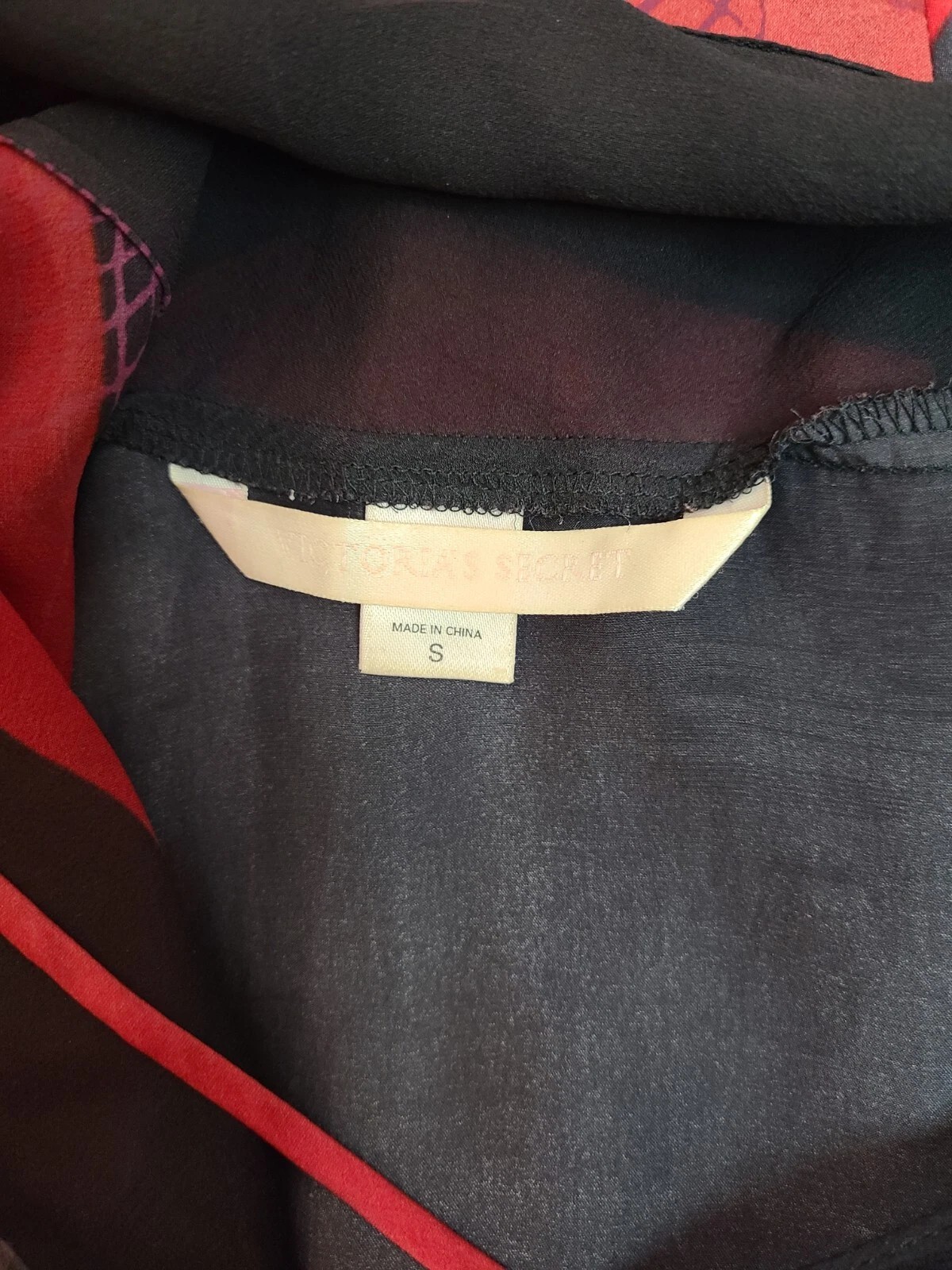 UNDERCOVER Vestito Slip Babydoll Vintage Victoria's Secret 100% Seta Halter Taglia S