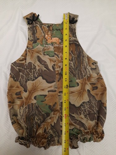 4T Jordan Lee Embroidered Romper Camo Girls Daddy's Little Deer Made In USA! - Picture 12 of 12