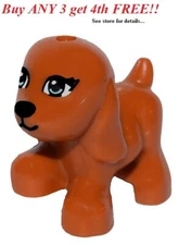 ☀️NEW LEGO Minifigure Mini Figure Minifig Animal Pet Dog Puppy (Scarlett) 