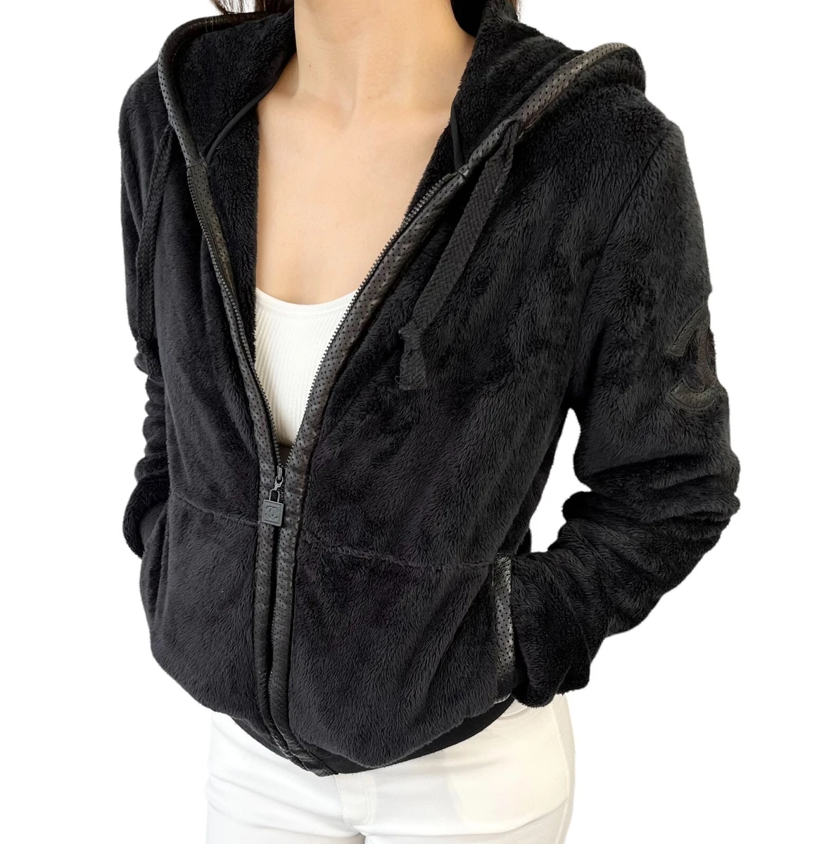 Chanel zip on sale up jacket