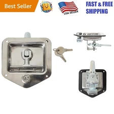 Stainless Steel Locking T-Handle Latch for Secure Tool Storage Solutions