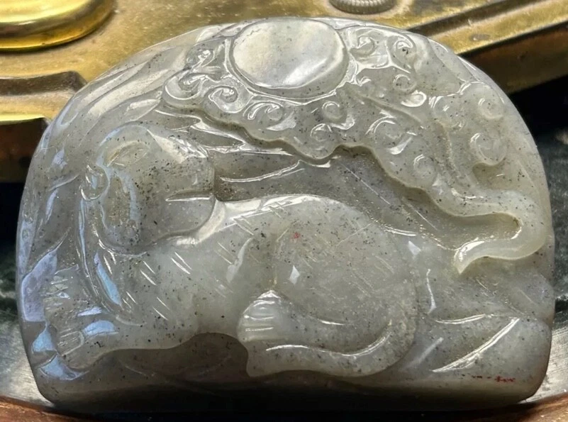 古董原始玉石古董中国明(1368-1644) 中国朝代雕像、雕像| eBay