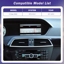 F&uuml;r Mercedes Benz NTG4.5 Becker Drahtloses CarPlay Android Auto Bluetooth GPS