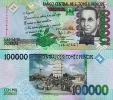 SAO TOME' & PRINCIPE - St. Thomas & Prince - 100.000 Dobras 2013 UNC