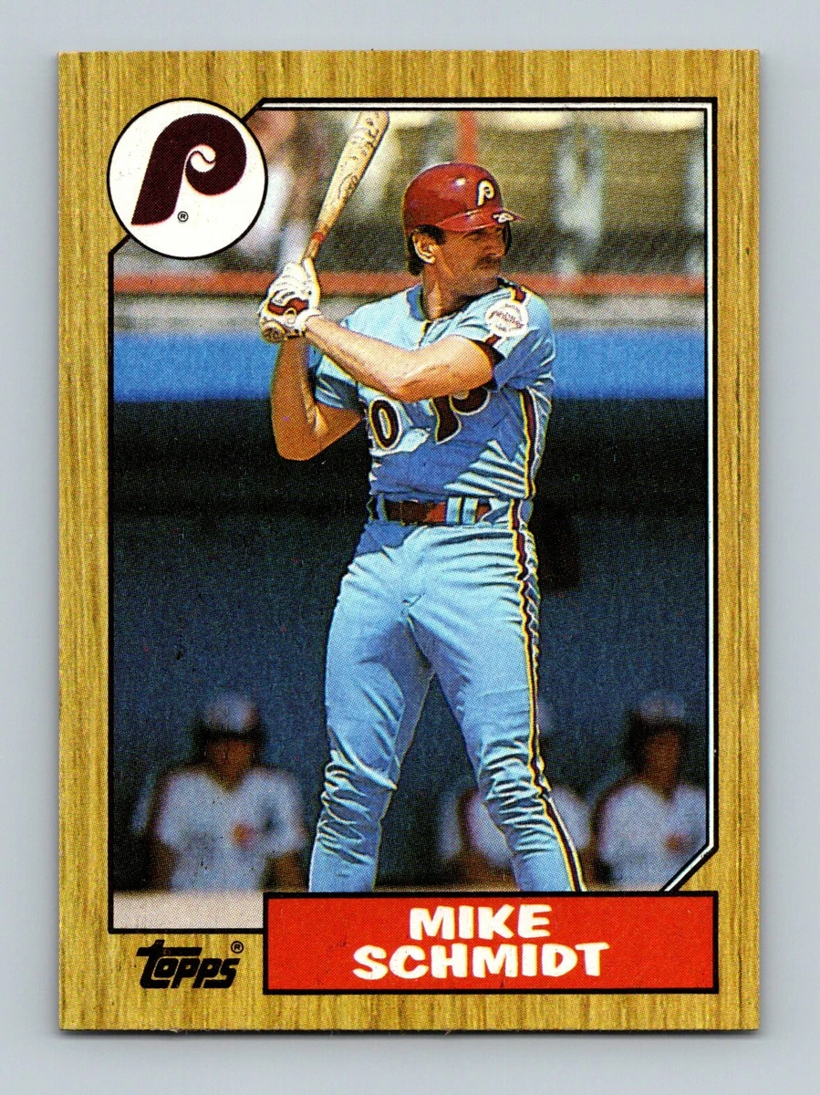 1987 Topps Baseball Card 430 Mike Schmidt Phillies 3rd Base eBay
