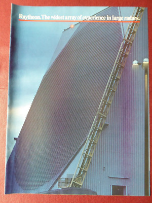 5/1984 PUB RAYTHEON PHASED ARRAY RADAR AIR FORCE MARINE USNS OBSERVATION ISLAND AD