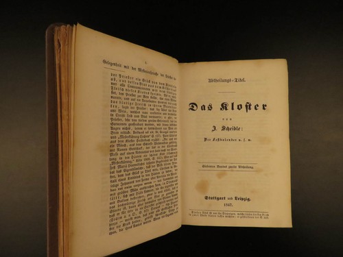 1847 1ed Das Kloster Scheible Occult Fairy Tales Superstitions PAGAN Calendar - Picture 6 of 12