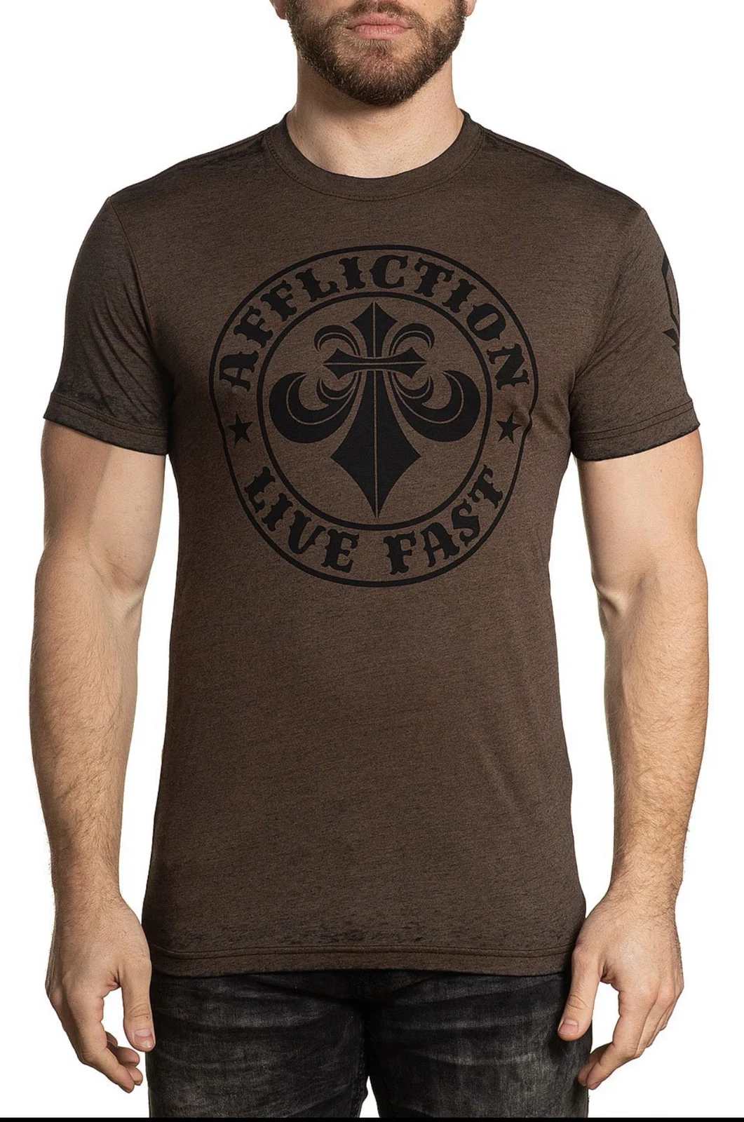 AFFLICTION Men's T-Shirt DIVIO Tee Black Label Biker
Opens in a new window or tab