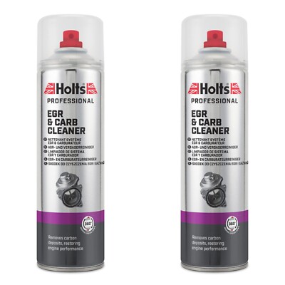 2x Holts Profi AGR- und Vergaserreiniger Sprays - 500ml