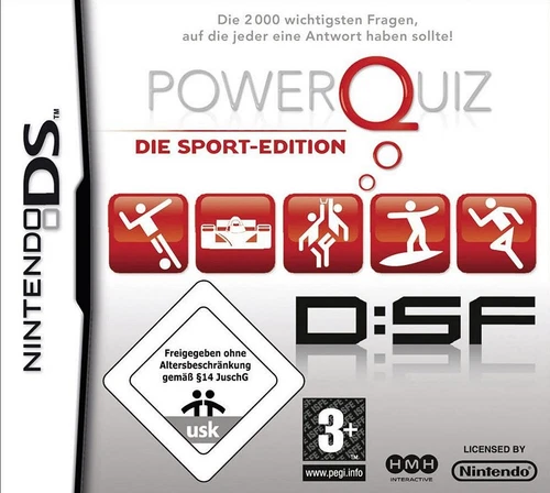 Power Quiz - The DSF Sport Edition for Nintendo DS New/Original Packaging/German