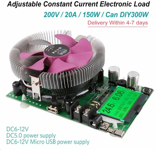 Electronic Load Voltmeter Ammeter Battery Capacity Power USB Tester 150W 200V - Picture 3 of 8