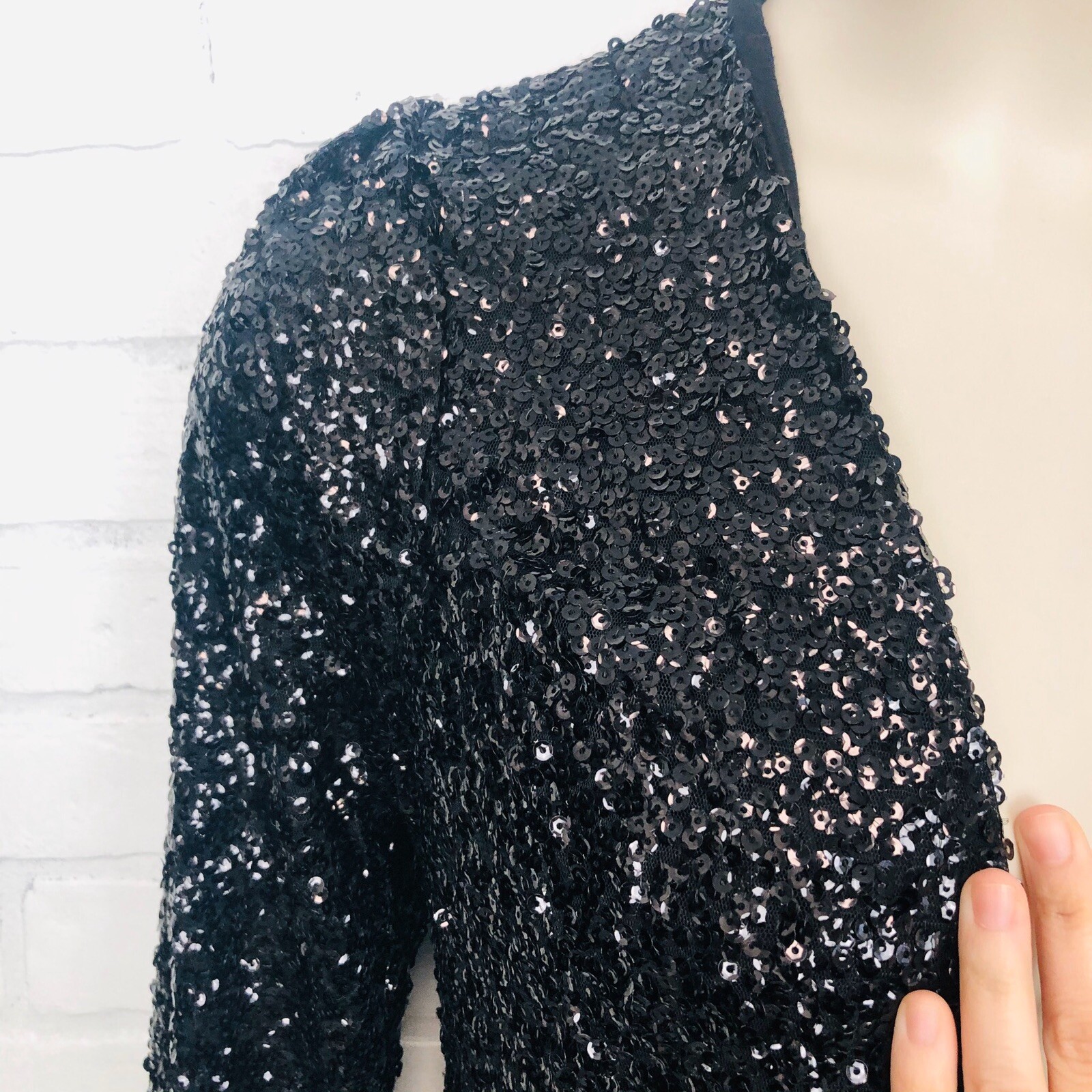 inc rainbow sequin blazer