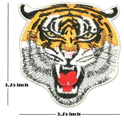 Tiger Largest Cat Apex Predator Embroidered (Iron on) Patch/Applique 3.75''
