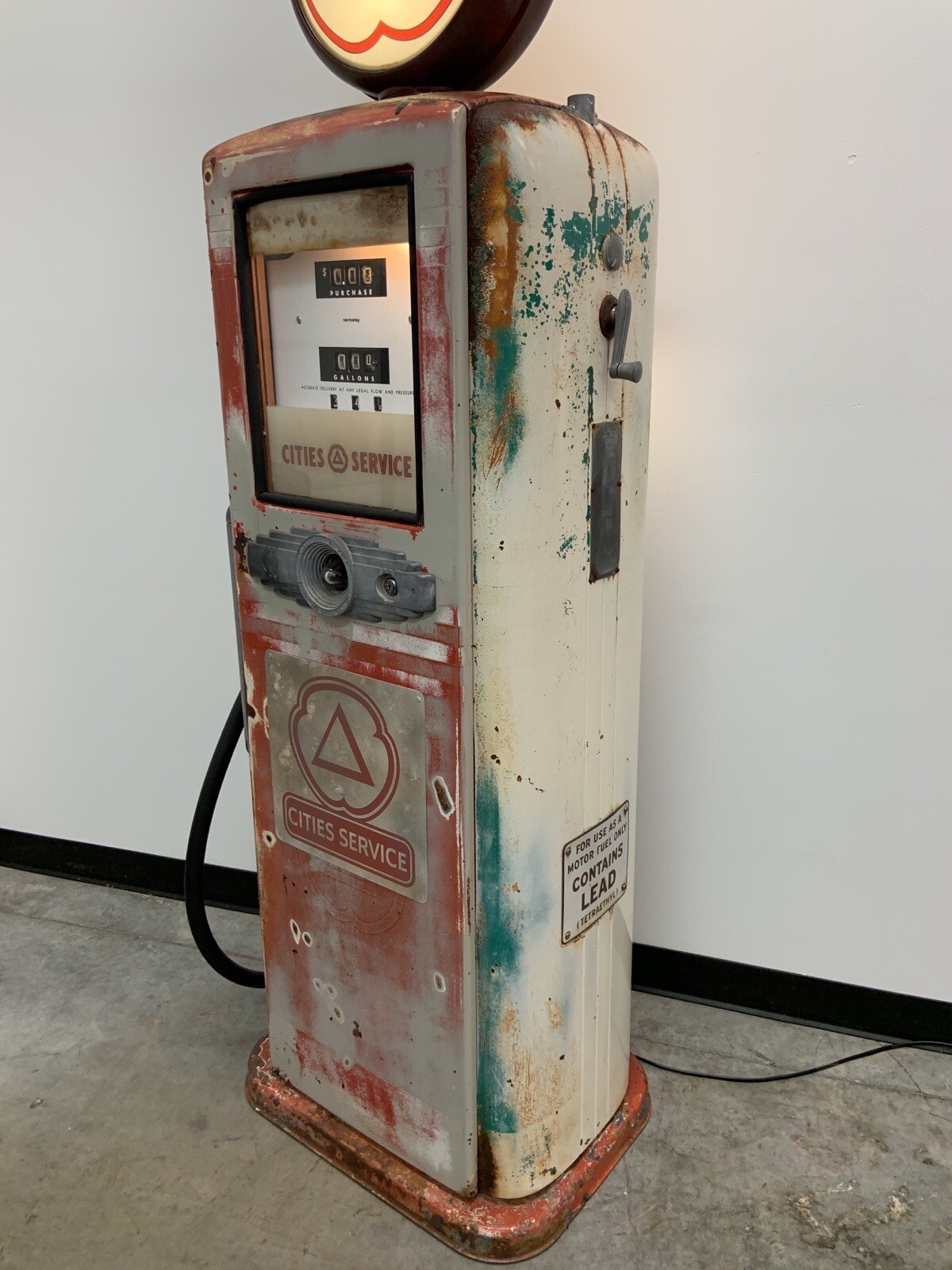 1950’s CITIES SERVICE Gasoline AO Smith Gas Pump Rustoration eBay