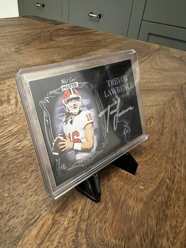 2021 Wild Card Matte NFL TREVOR LAWRENCE Smoking Guns PURPLE Rookie 