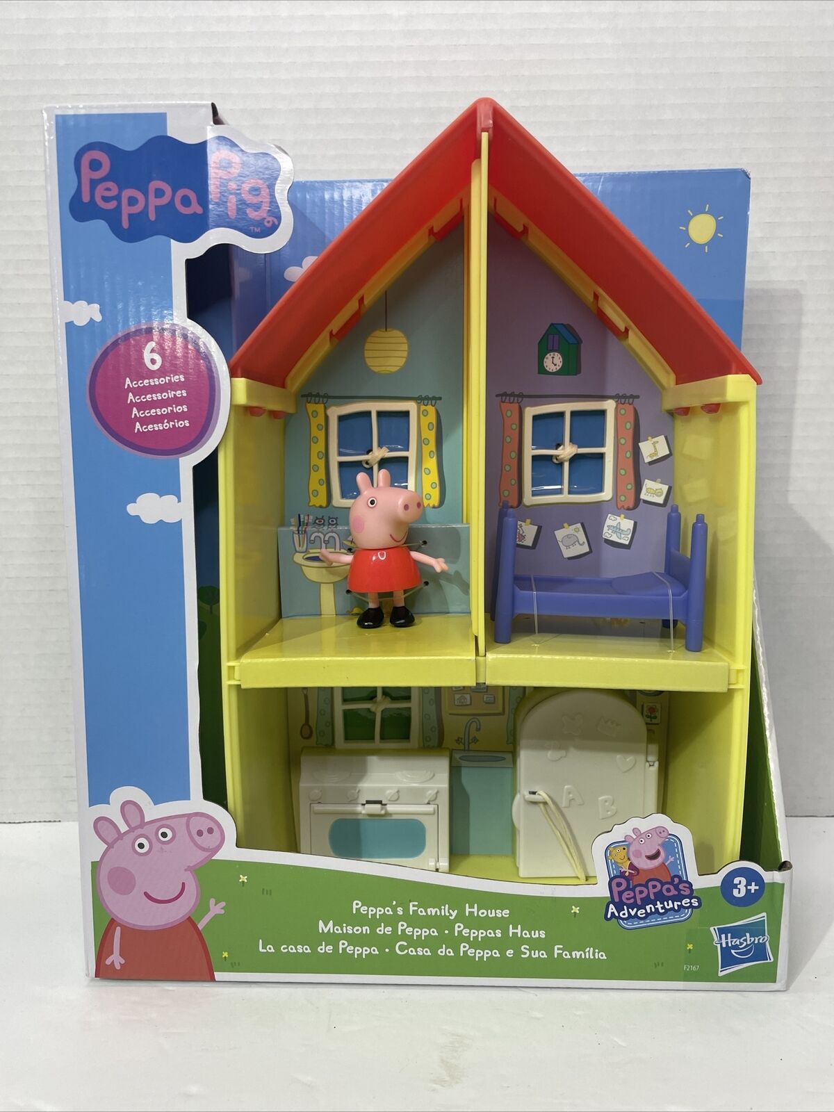 NEW Peppa Pig Peppa's Adventures Peppa's Family House Playset & Accessories