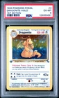 1999 POKEMON FOSSIL 1ST EDITION #4 DRAGONITE-HOLO PSA 6
