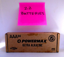 Powermax Ultra Alkaline AAA Batteries - 22 Count