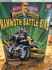 Power Rangers Mammoth Battle Bike Black Ranger Vintage 1993 Toys Brand New