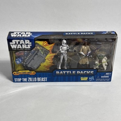 Star Wars Clone Wars - Stop The Zillo Beast Battle Pack 2011 NIB