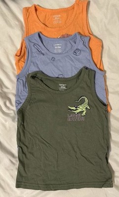 Carter's Toddler Boy Sleeveless Tank Top Bundle 3-Pack Size 24M/2T