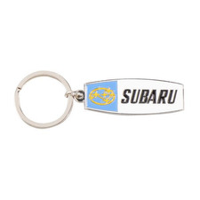 Genuine Subaru Vintage Enamel Keychain Keytag Keyring Key Wrx Crosstrek Outback