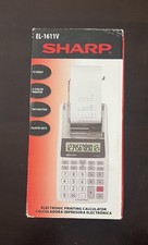 Sharp EL-1611V 12 Digit Large LCD Display Two-Color Printing Calculator