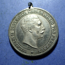 Germany Prussia Wilhelm II Battle of Sedan 25th Anniversary Medal