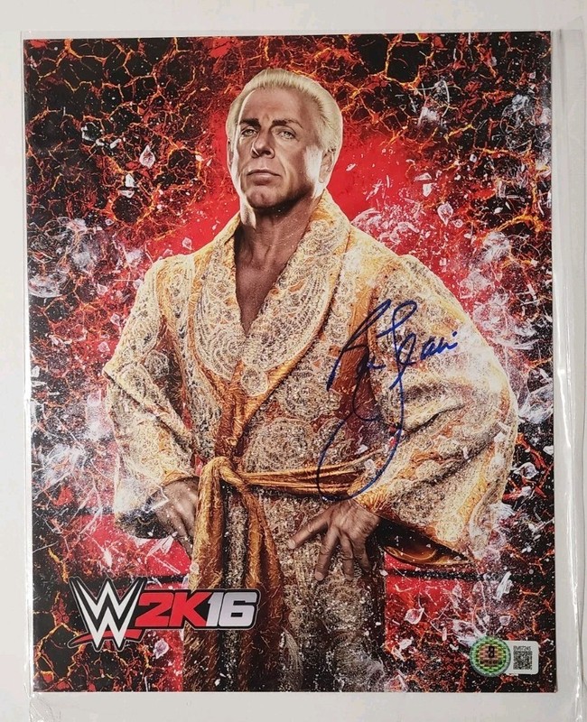 WWE Ric Flair Autographed Signed 8x10 Photo Beckett Authenticated 