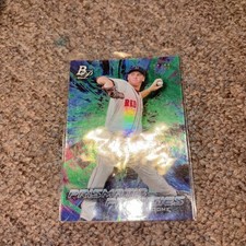 2018 Bowman Platinum Baseball Jay Groome Prismatic Prodigies Green #'d 17/99