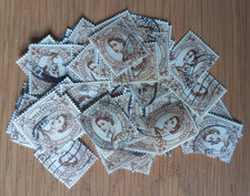 50 GB used QEII Wilding definitive postage stamps (5d face value)