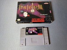 Final Fantasy III 3 Super Nintendo SNES Game Cartridge In Box