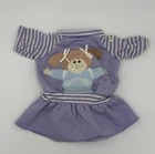Vintage Cabbage Patch Kids/Doll Clothes Purple Portrait Dress